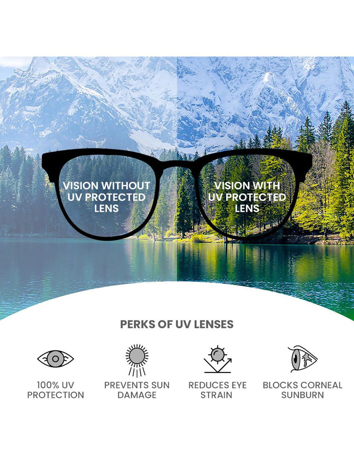IDEE Men Square Sunglasses with UV Protected Lens IDS2954C2PSG