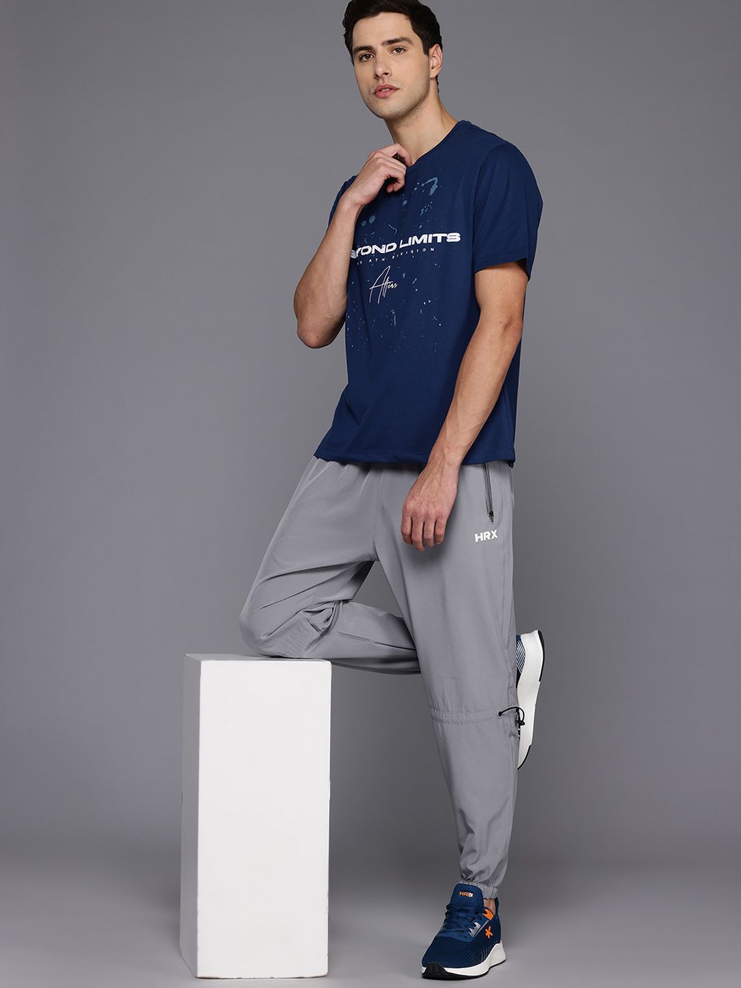 HRX by Hrithik Roshan Toggle Detail Training Track Pants