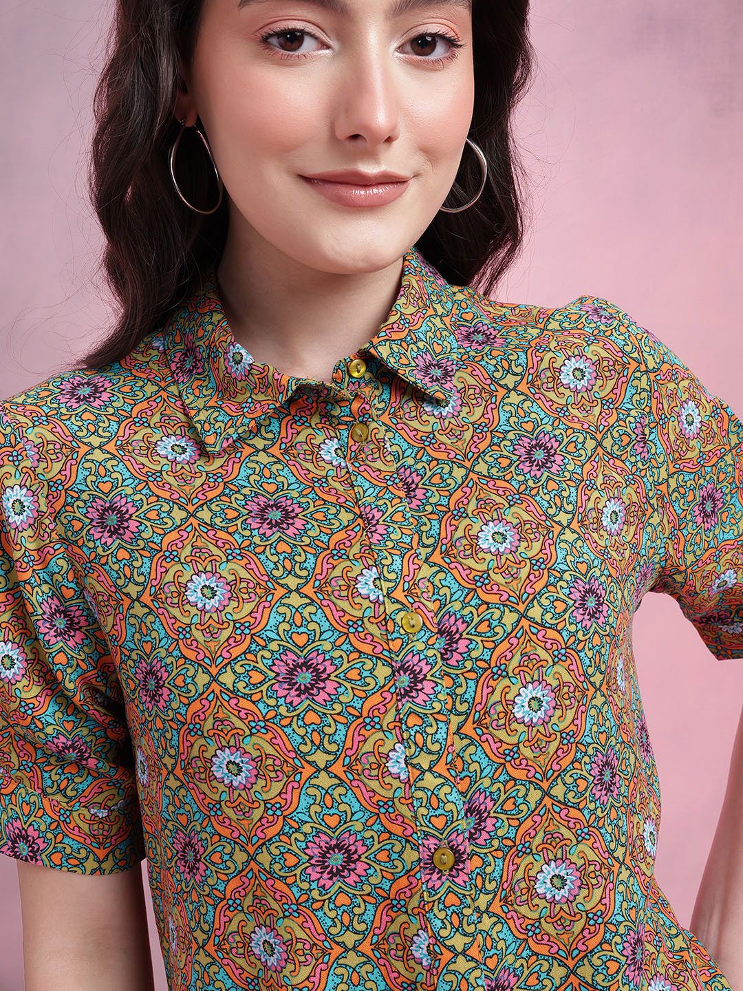DressBerry Women Printed Casual Shirt