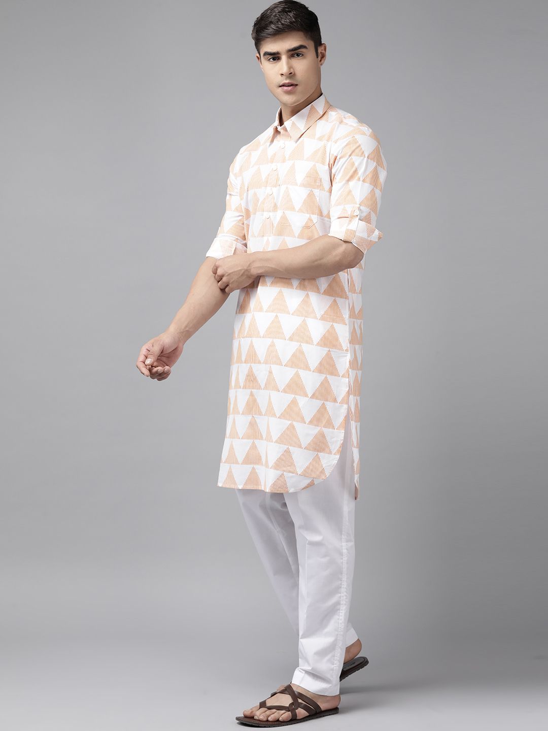 See Designs Printed Regular Pure Cotton Kurta With Pyjamas