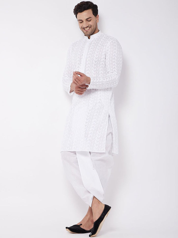 VASTRAMAY By Vastramay Men Mid-Rise Relaxed-Fit Cowl Dhoti Pant