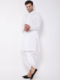 VASTRAMAY By Vastramay Men Mid-Rise Relaxed-Fit Cowl Dhoti Pant