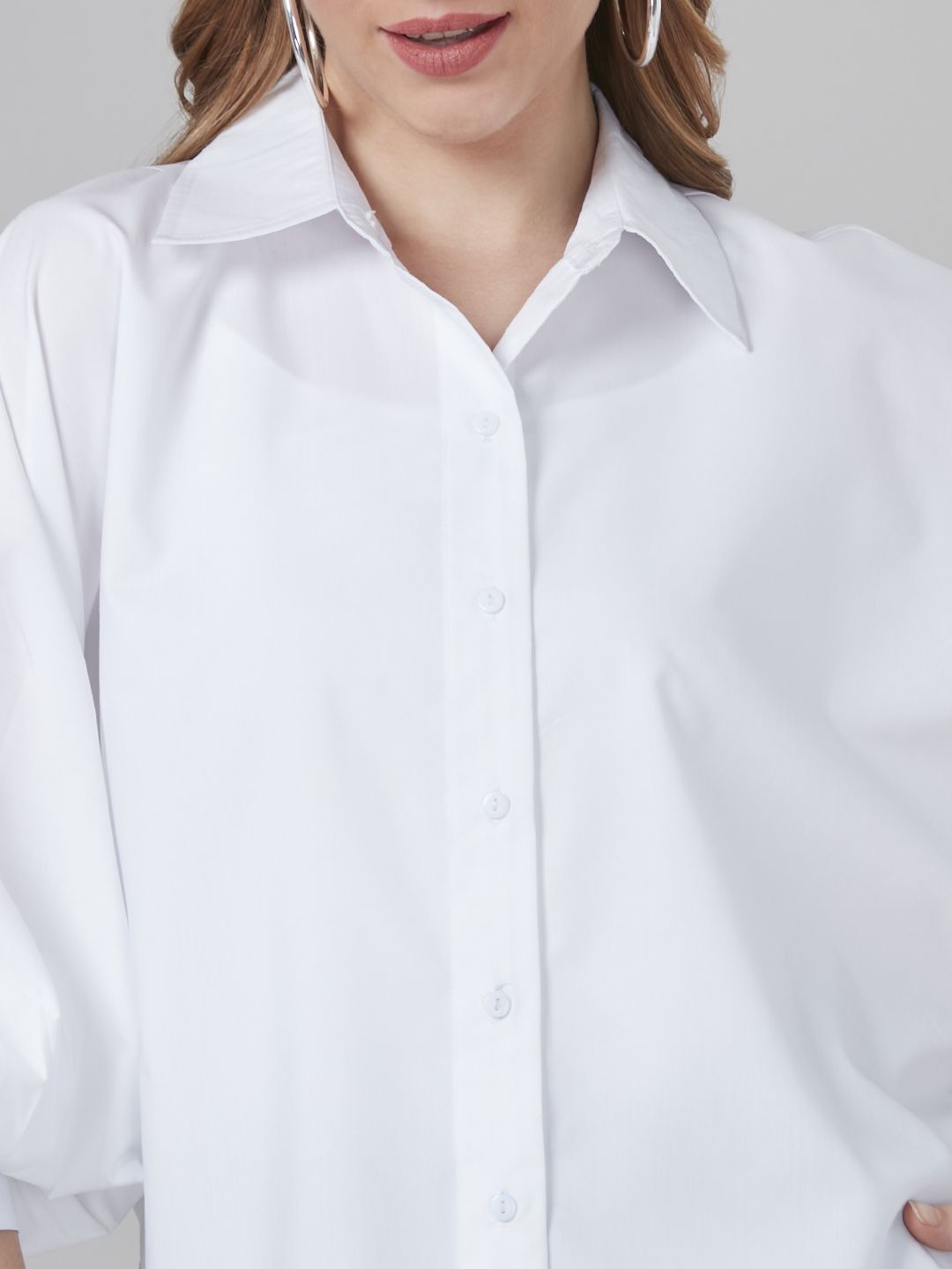 Style Quotient Women Solid Oversized Casual Shirt