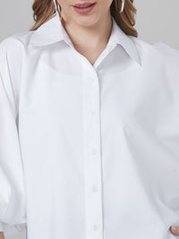 Style Quotient Women Solid Oversized Casual Shirt