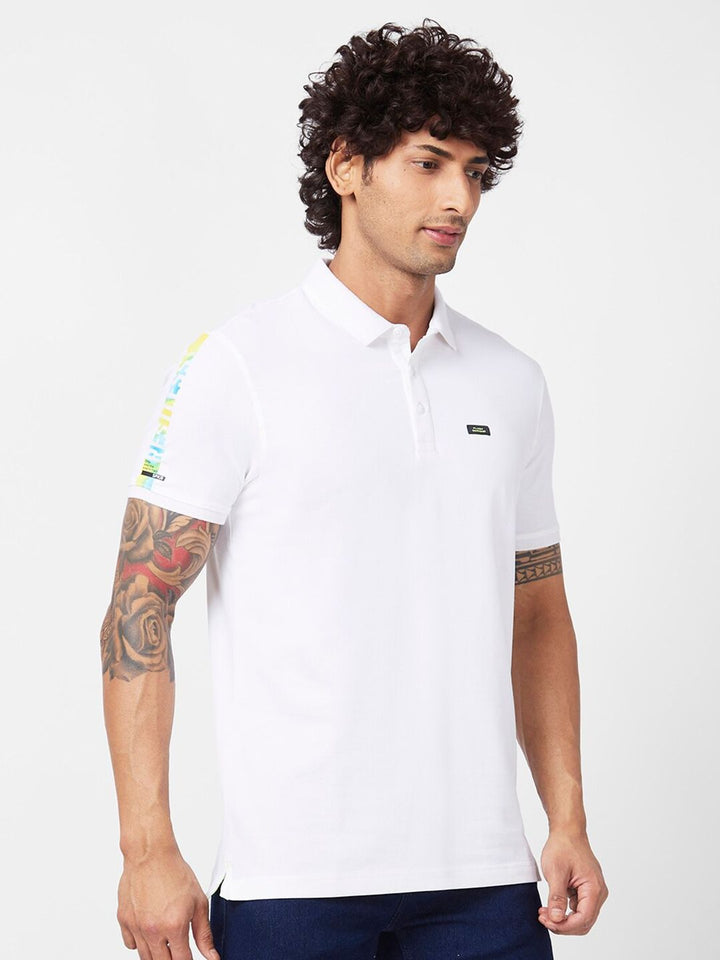 SPYKAR Polo Collar Slim Fit T-shirt