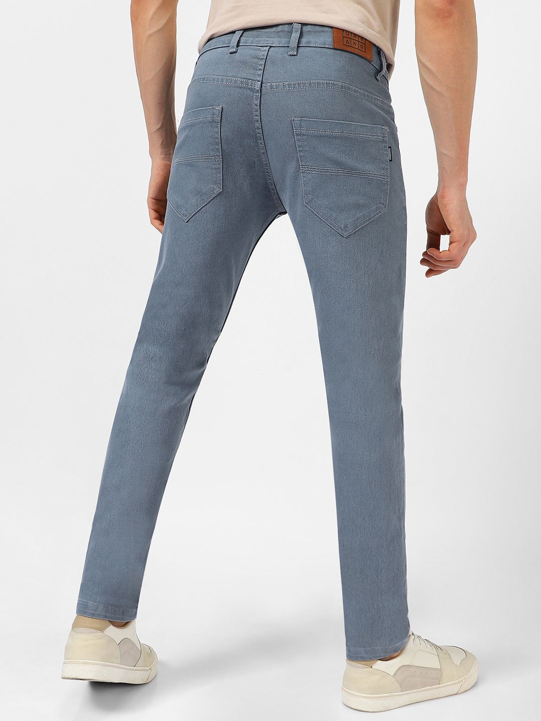 Urbano Fashion Men Grey Slim Fit Stretchable Jeans