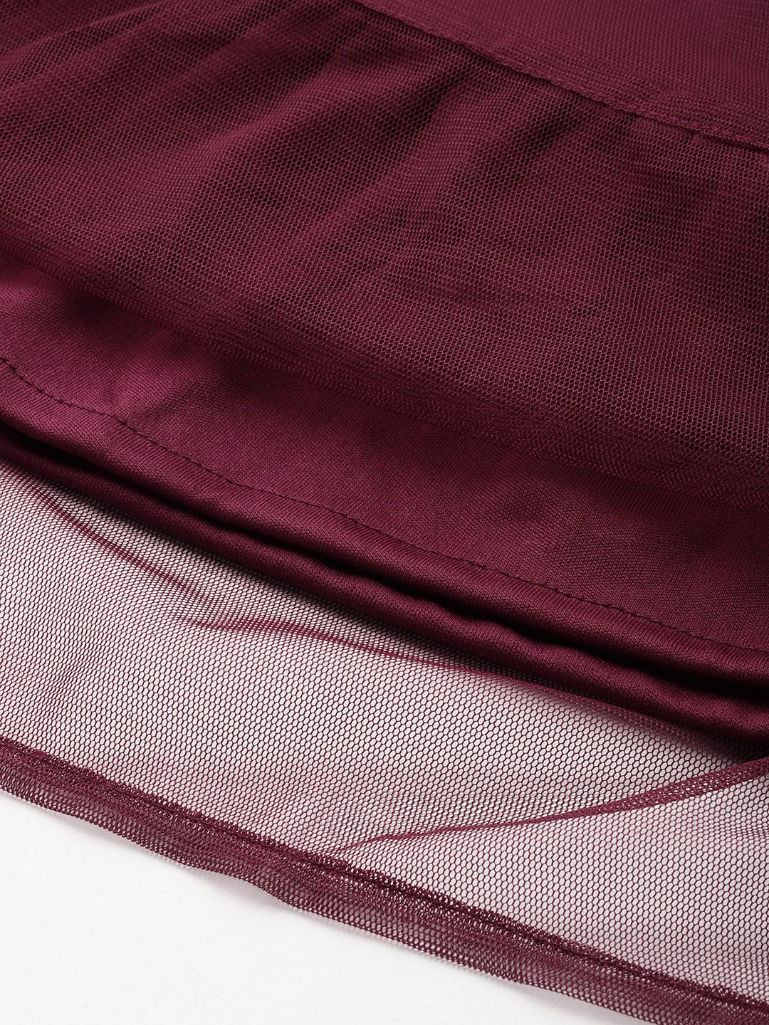 DressBerry Gathered & Pleated Detail Tiered A-Line Dress