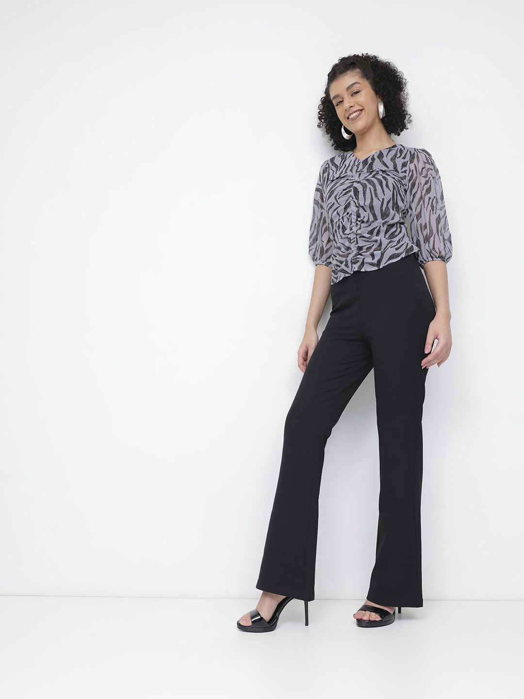 DressBerry Yin & Yang Ruched Ready Top