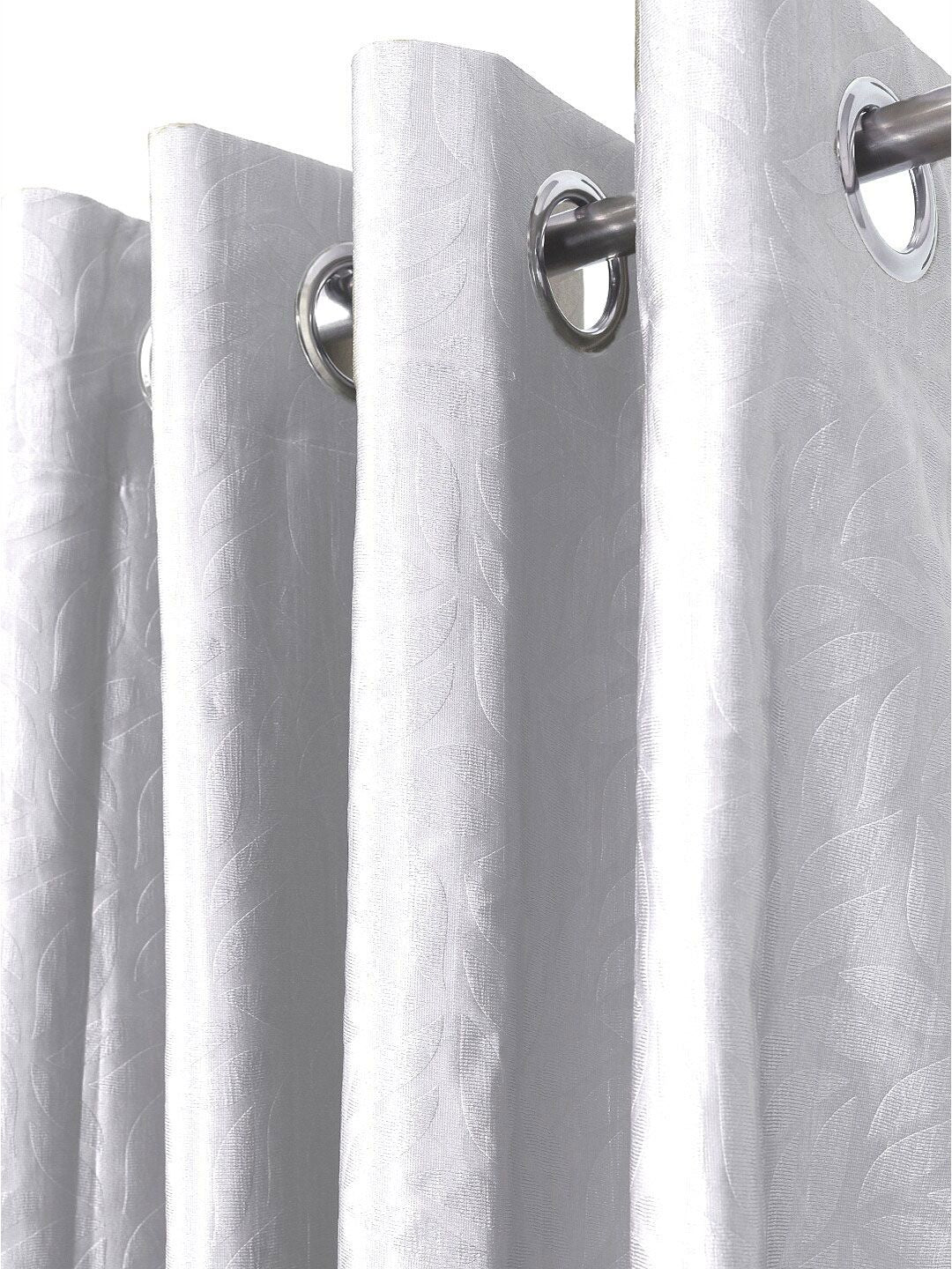 Cortina White Set of 2 Window Curtains