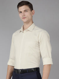 Park Avenue Men Pure Cotton Slim Fit Striped Formal Shirt