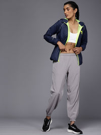 HRX by Hrithik Roshan Rapid-Dry Antimicrobial Running Hooded Sporty Jacket