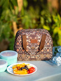ZOUK Women Printed Insulated Lunch Bag