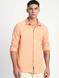 THE BEAR HOUSE Men Solid Slim Fit Casual Shirt