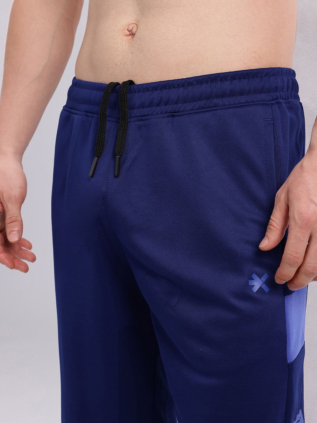 HRX by Hrithik Roshan Men Brand Logo Printed Mid-Rise Rapid-Dry Running Joggers
