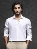 RARE RABBIT Men Cesco Striped Spread Collar Slim Fit Shirt