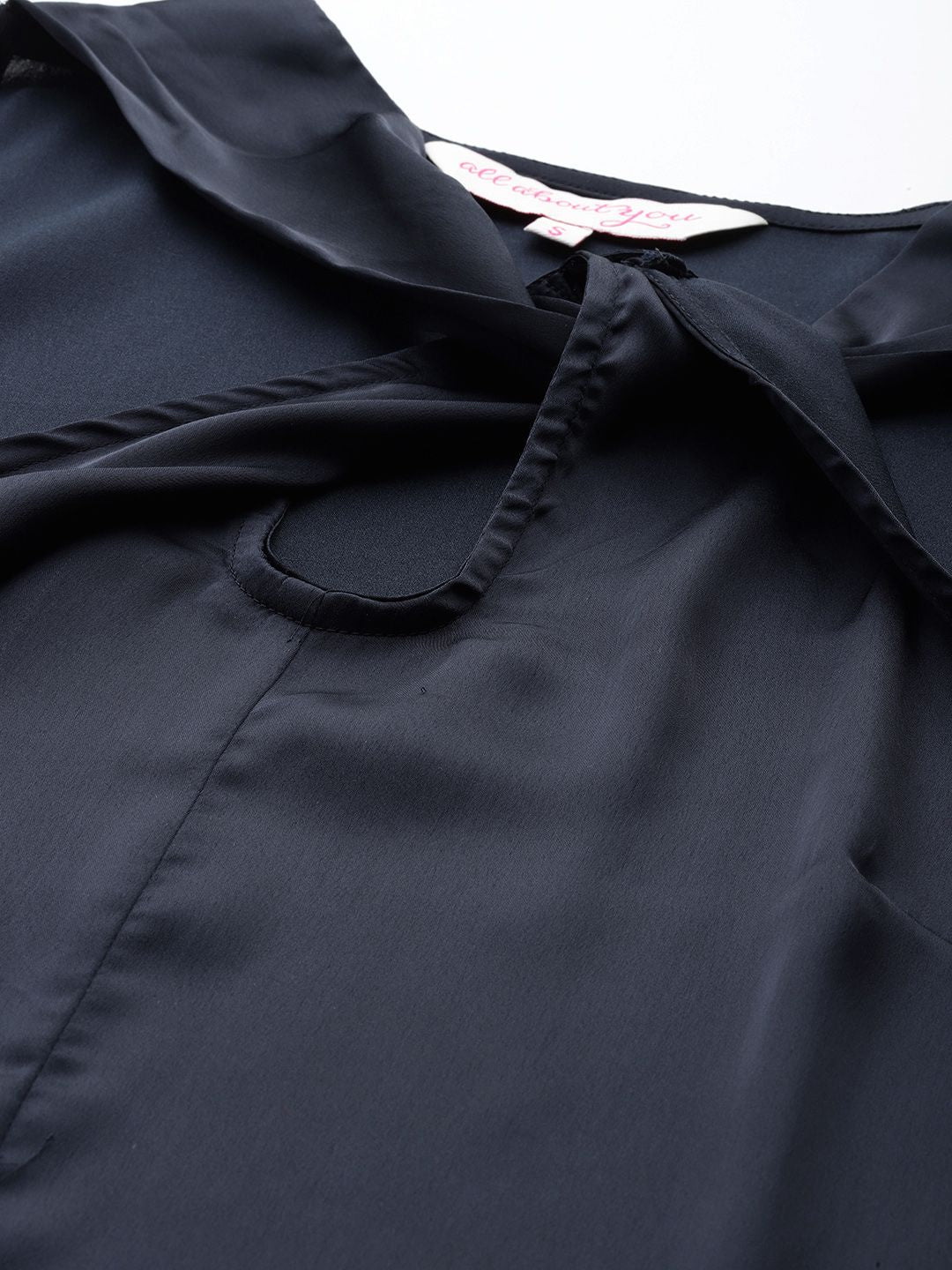 all about you Twisted Detail Satin Top