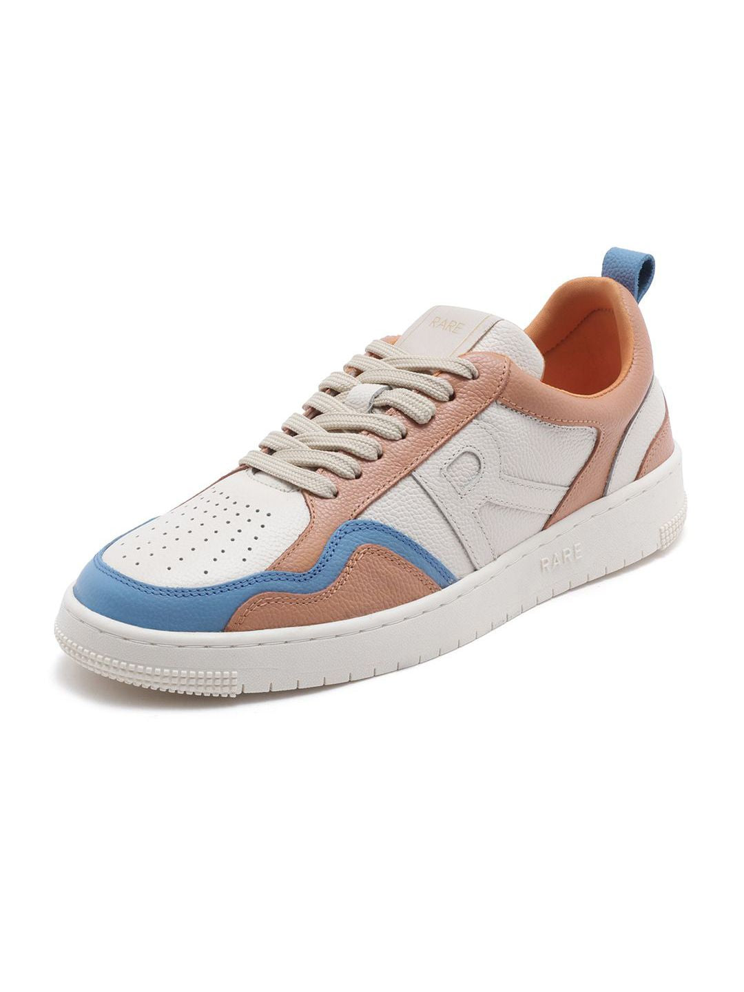 RARE RABBIT Men Edamon Colourblocked Leather Sneakers