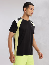 HRX by Hrithik Roshan Rapid-Dry Colourblocked Running T-shirt