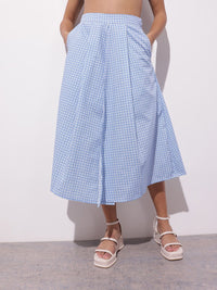 DressBerry Sporty Spice Print A-Line Midi Skirt