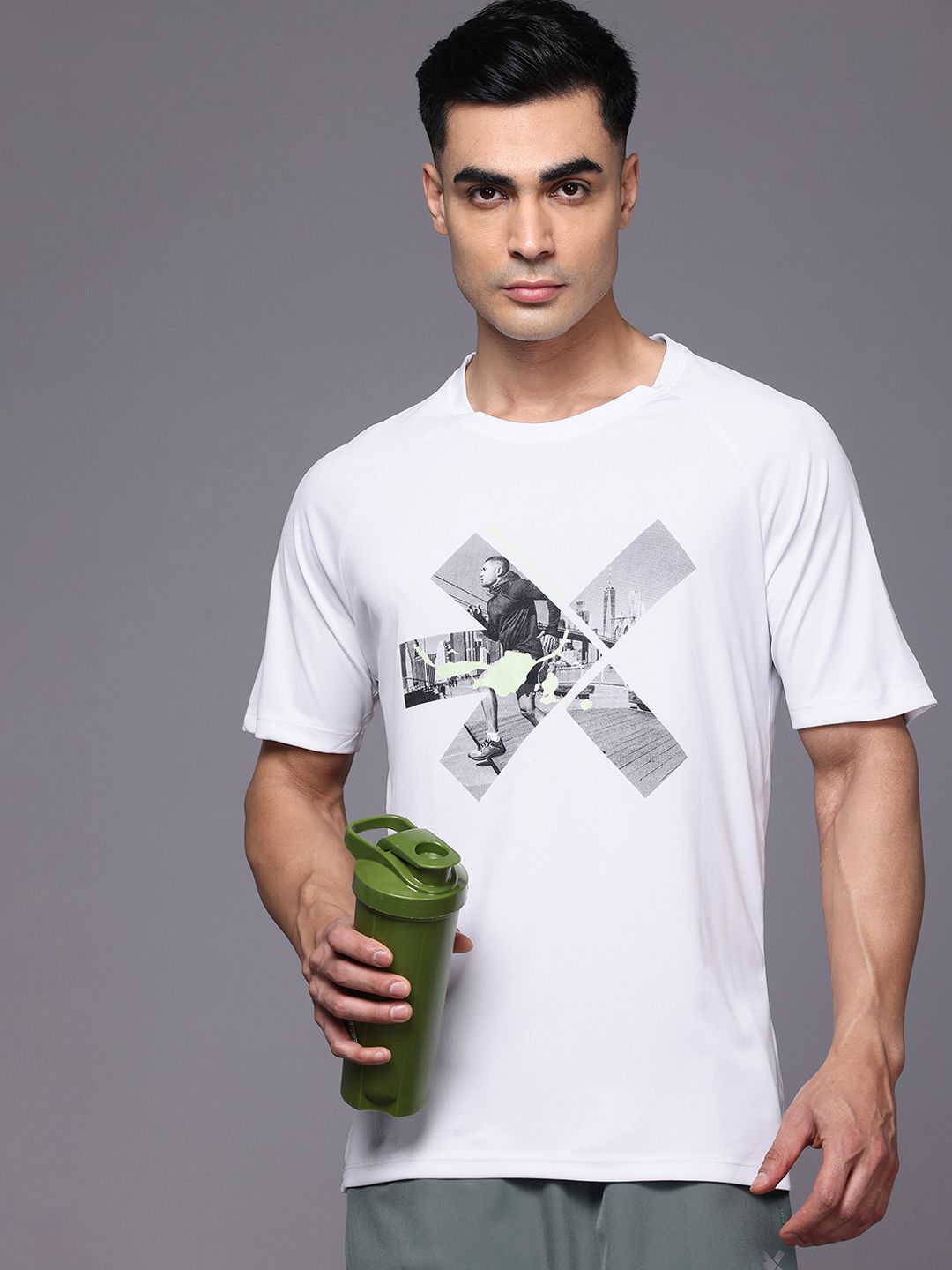 HRX by Hrithik Roshan Printed Rapid-Dry Running T-shirt