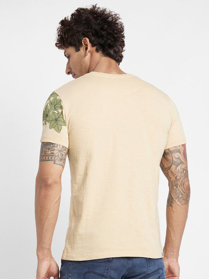 Being Human Typography Printed Round Neck T-shirt
