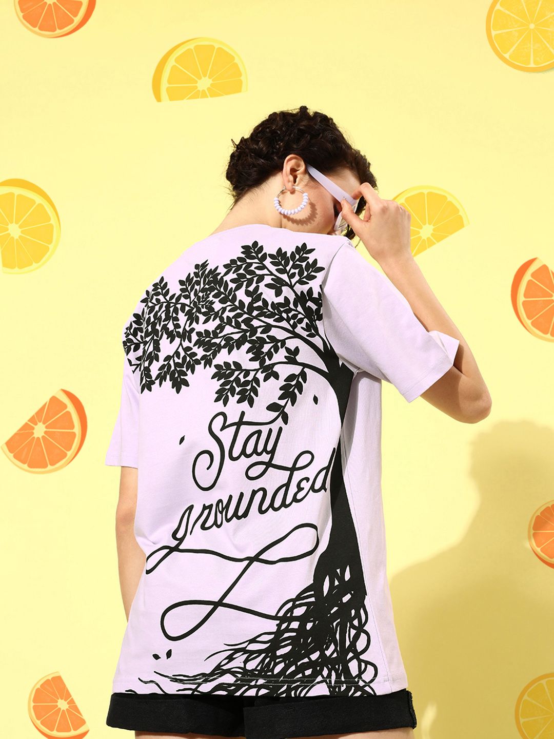 DILLINGER Pure Cotton Printed Oversized T-shirt