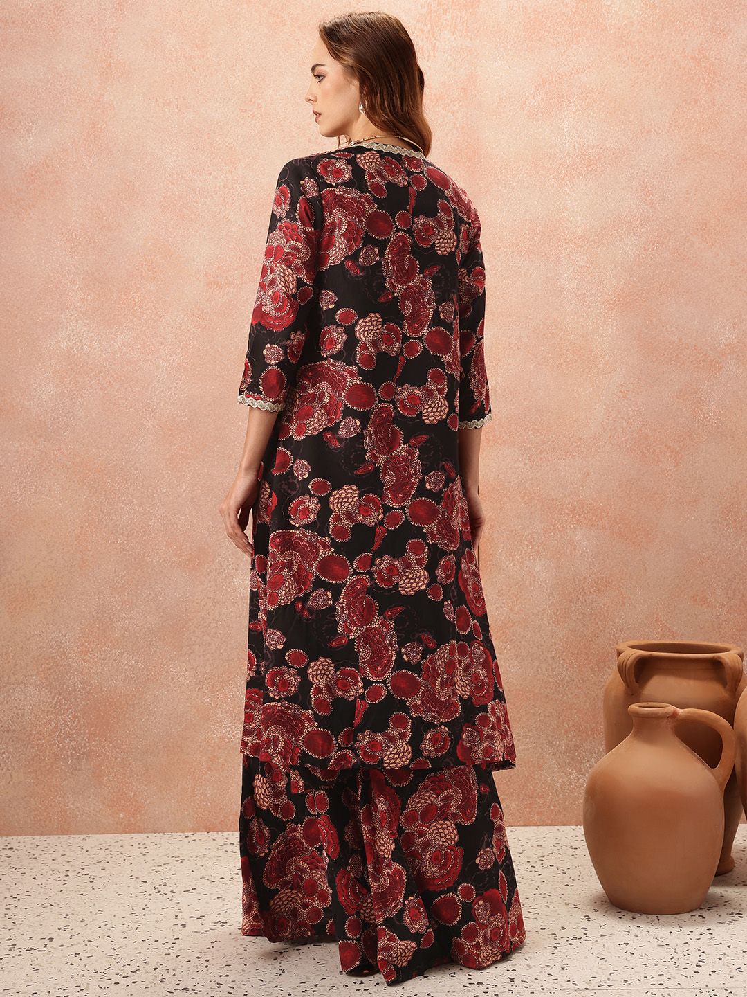 all about you Abstract Print Gotta Patti Ethnic Co-ords