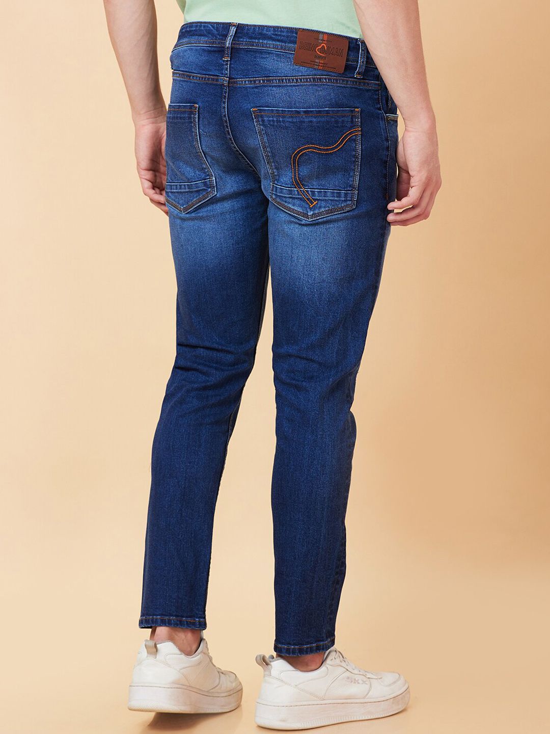 Being Human Men Mildly Distressed Heavy Fade Jeans