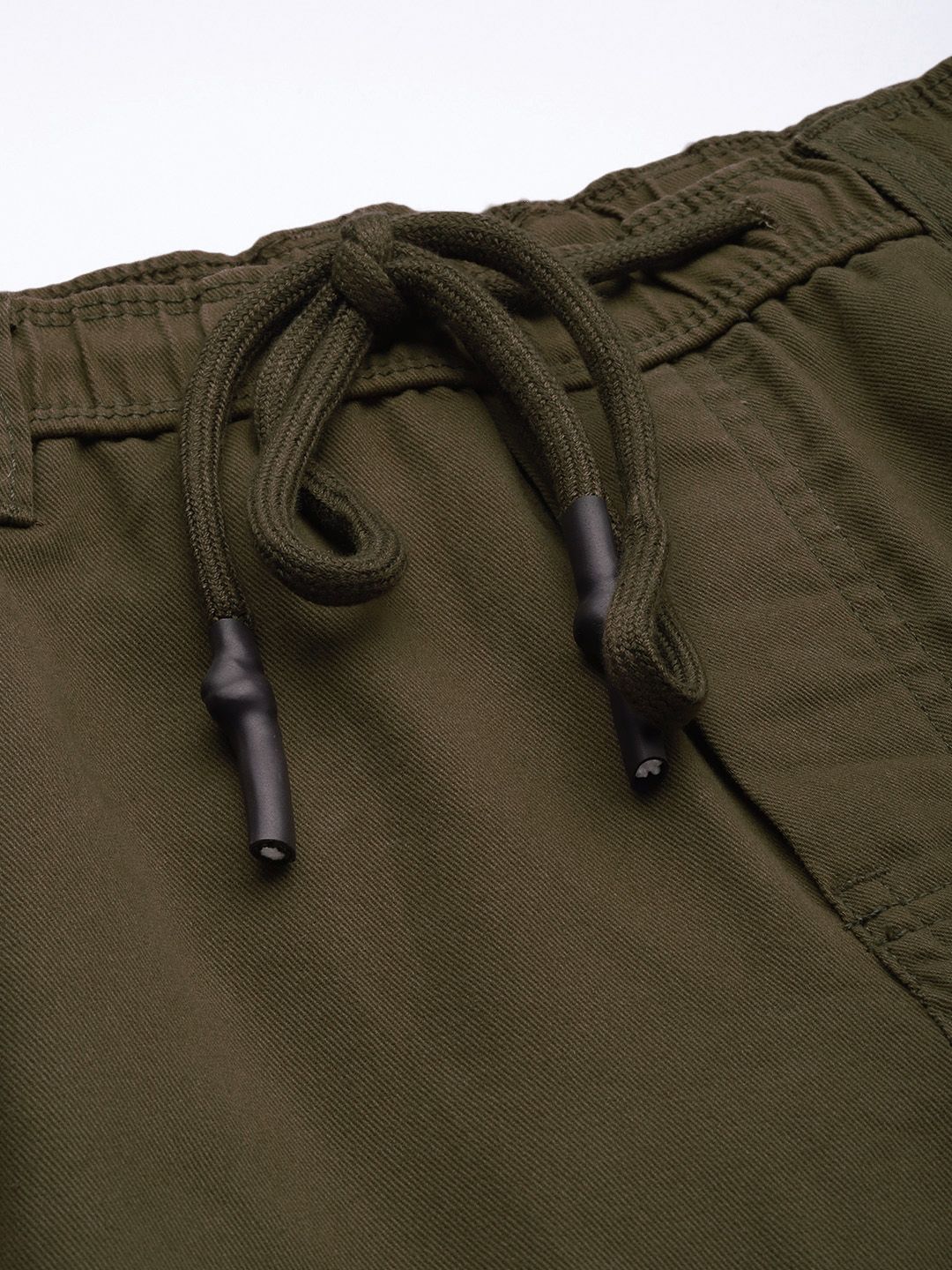 The Indian Garage Co Men Green Original Joggers Trousers