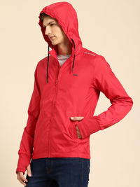 Being Human Windcheater Hooded Jacket with Ribbed Cuffs