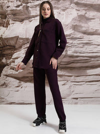 Tokyo Talkies Quilted Overshirt With Joggers Co-Ords