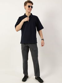 Thomas Scott Men Smart Easy Wash Cargos Trousers