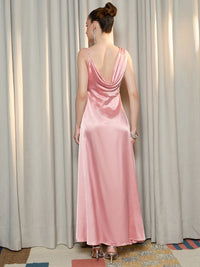 Berrylush Satin Maxi Dress