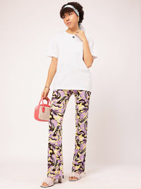 DressBerry Vibe Check Embossed Relaxed Fit T-shirt