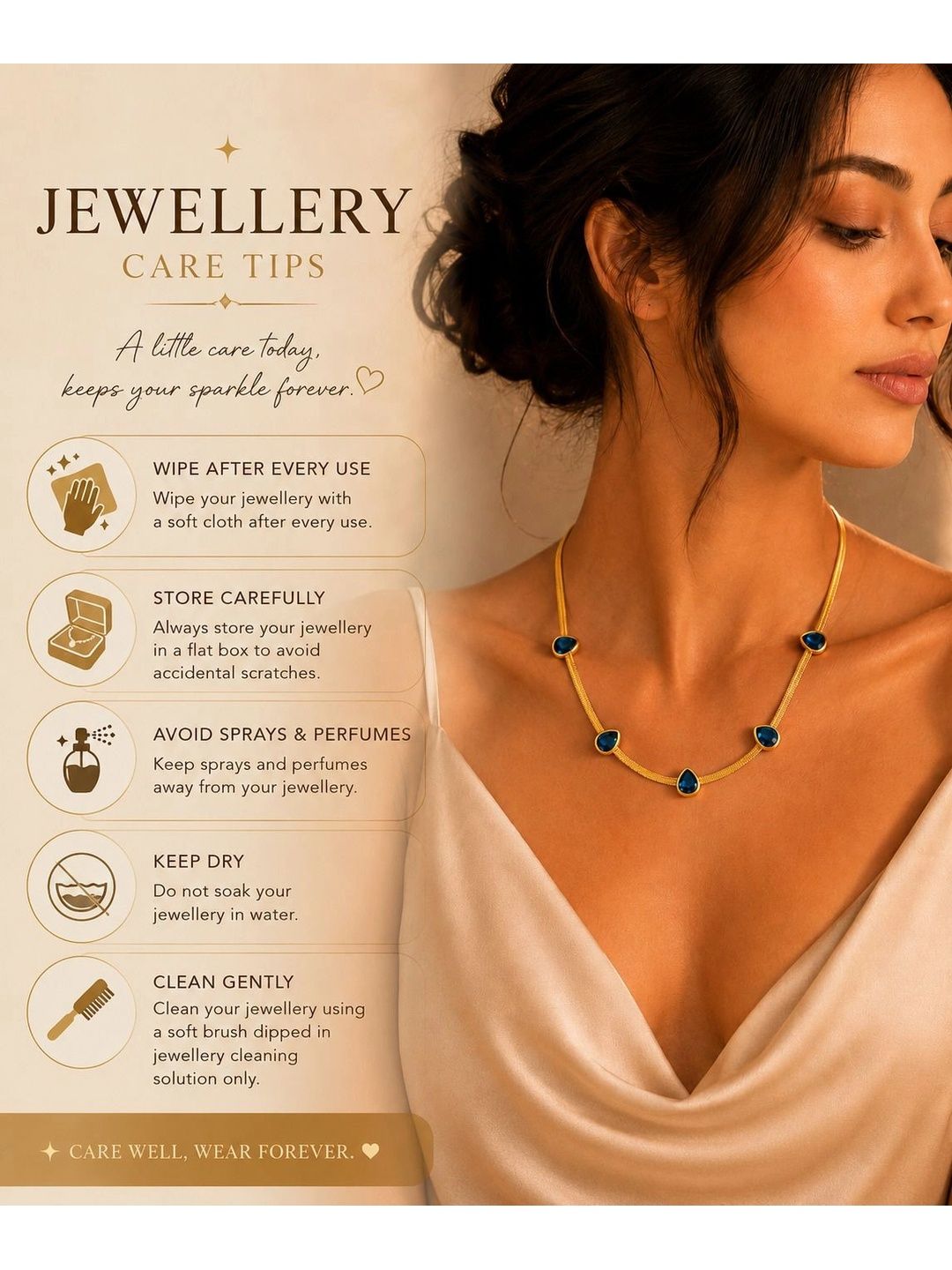 VOGUE PANASH Kalung Bersalut Emas Loyang