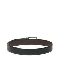 Teakwood Leathers Men Textured Leather Reversible Formal Belt