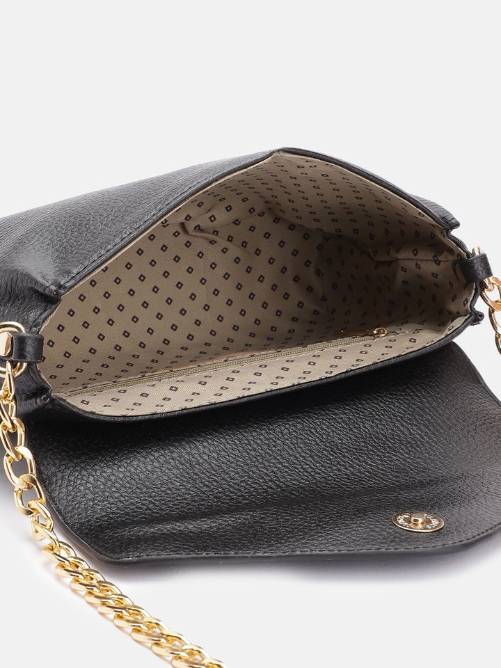DressBerry Textured Structured Sling Bag