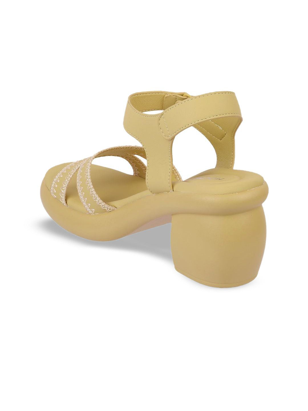 Mochi Textured Block Sandals
