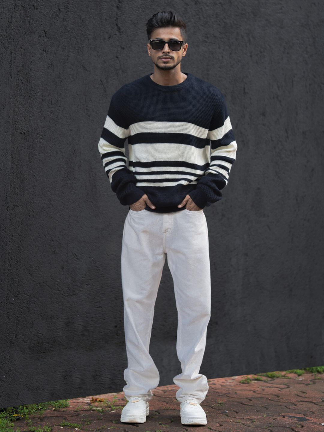 Powerlook Men Striped T-shirt