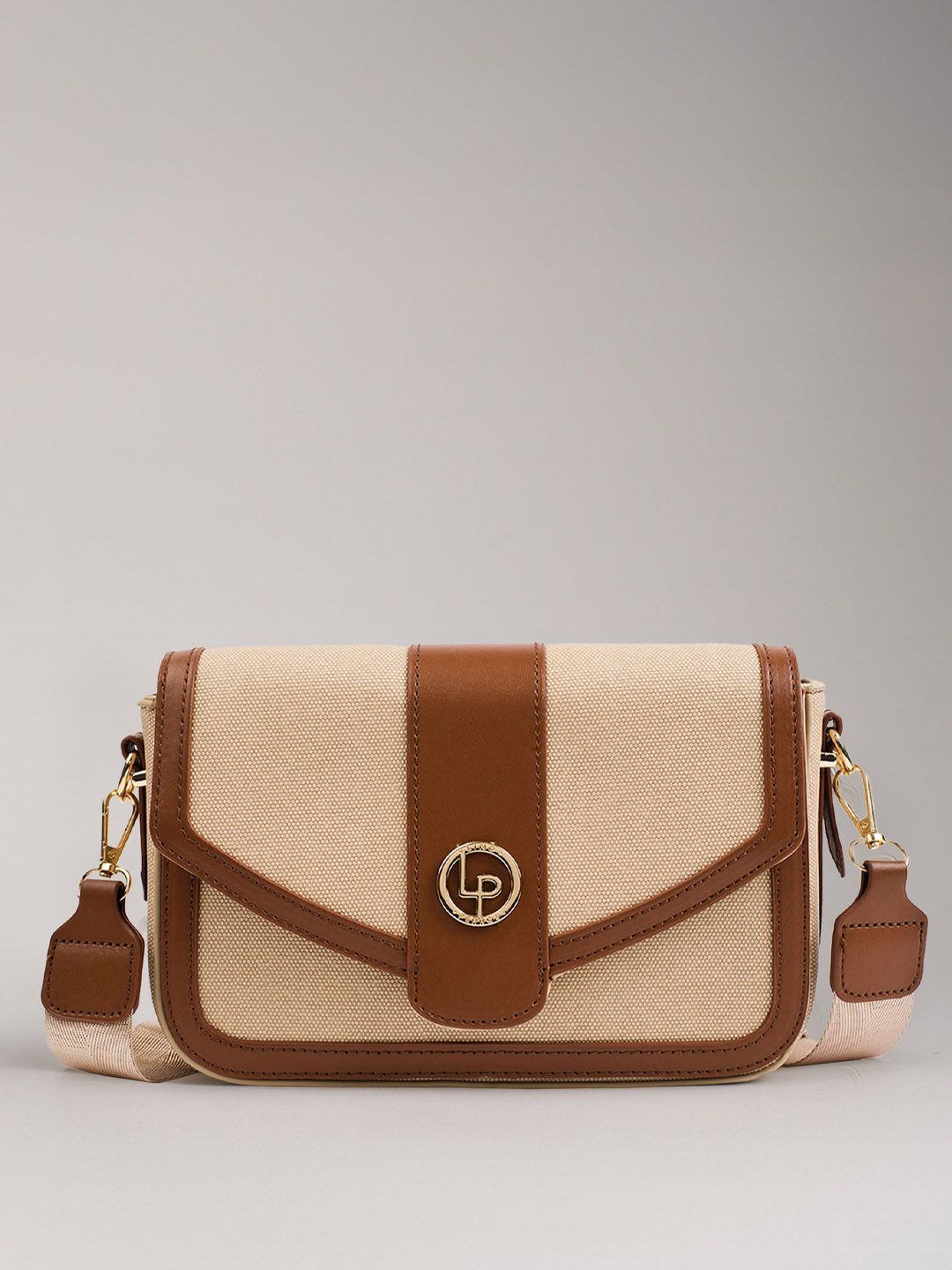 Lino Perros Structured Sling Bag with Tasselled