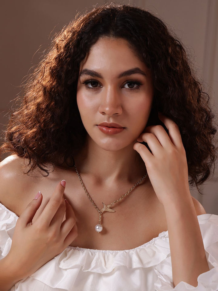 VOGUE PANASH Kalung Bersalut Emas Loyang