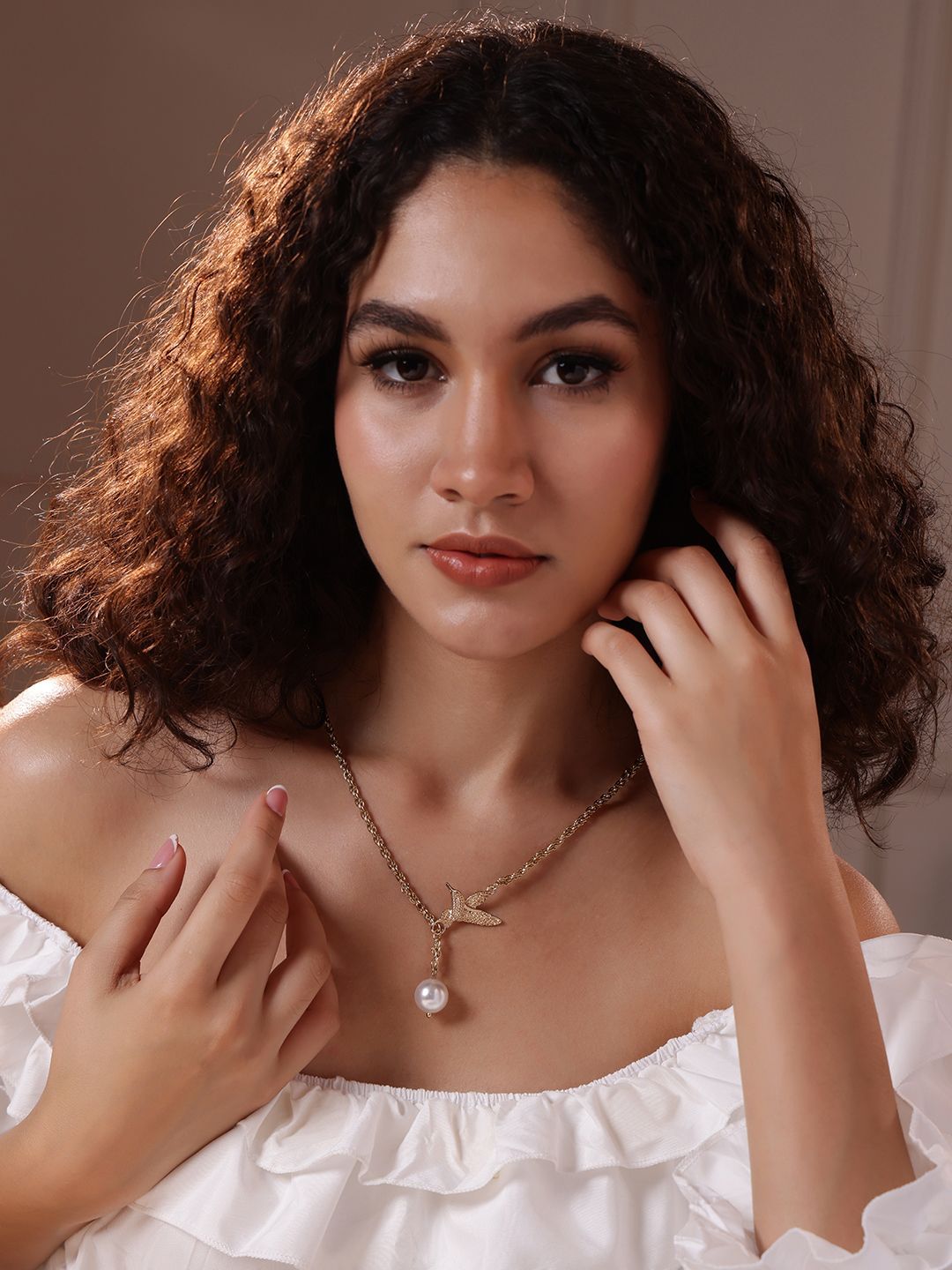 VOGUE PANASH Kalung Bersalut Emas Loyang