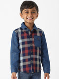 Nauti Nati Boys Standard Tartan Checks Opaque Checked Casual Shirt