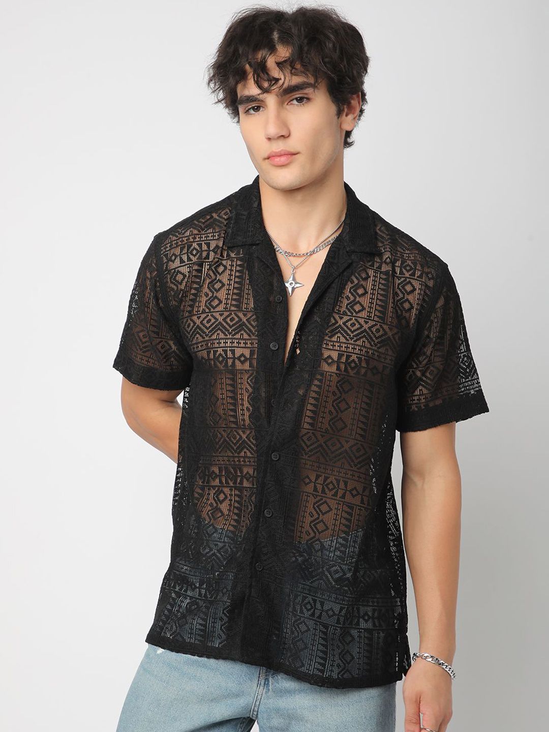 VASTRADO Men Classic Tartan Checks Opaque Casual Shirt