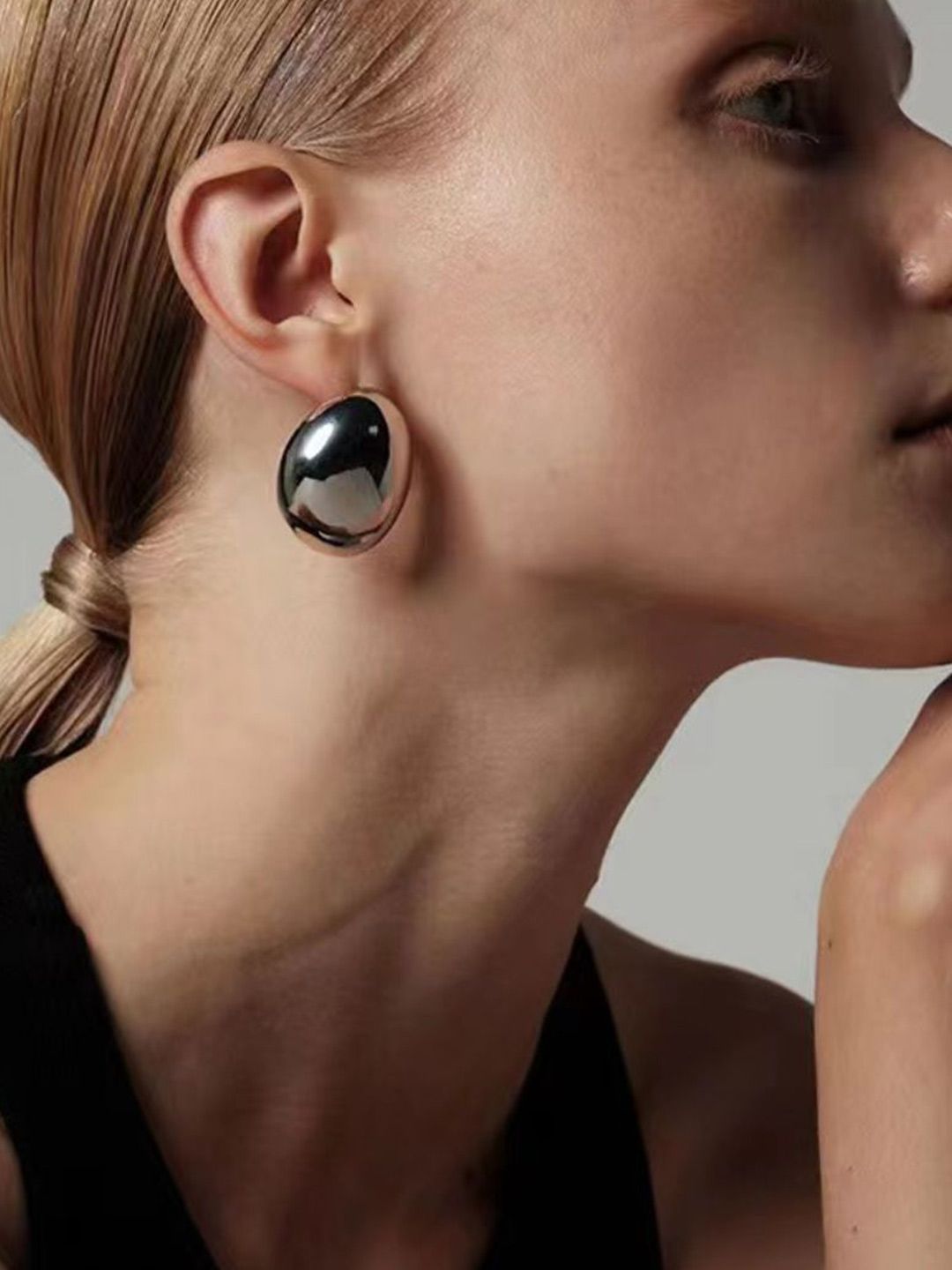 SALTY Convivial Stainless Steel Contemporary Drop Earrings