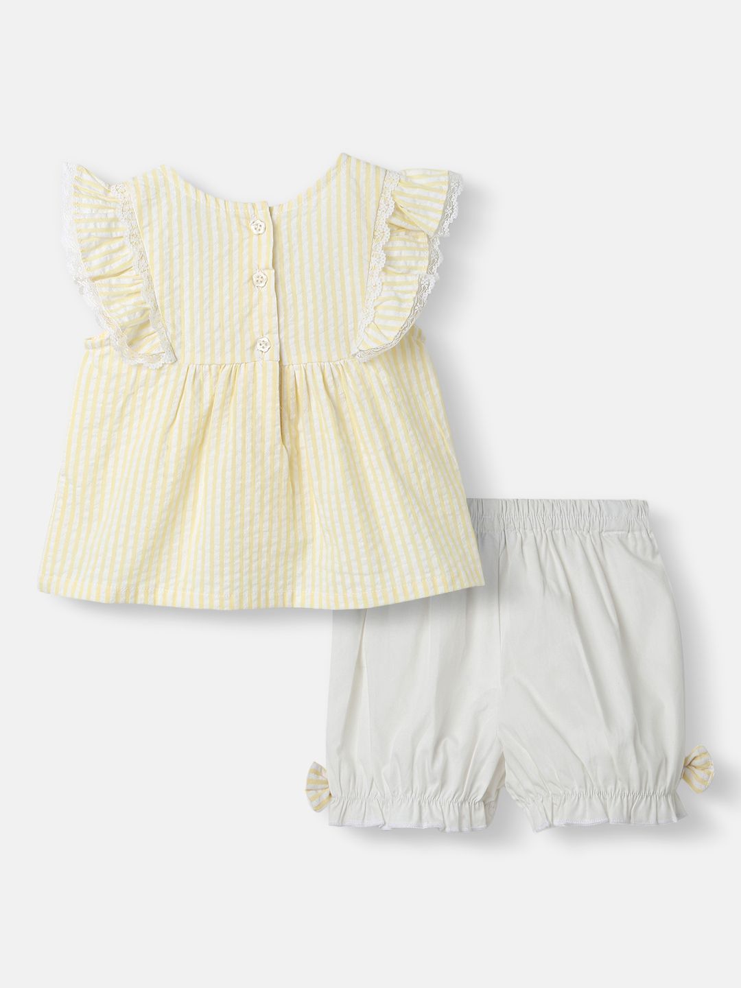 Nauti Nati Girls Striped Top with Shorts