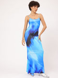 DressBerry Sky Sweet Glam Dyed Bodycon Maxi Dress