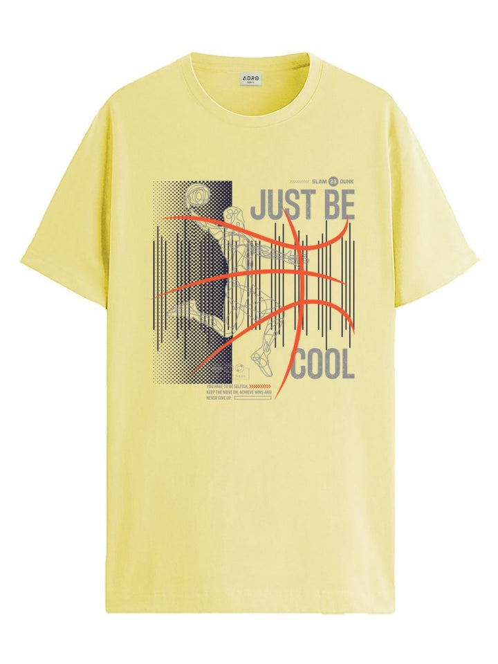 ADRO Men Graphic Printed Pure Cotton Round Neck T-shirt
