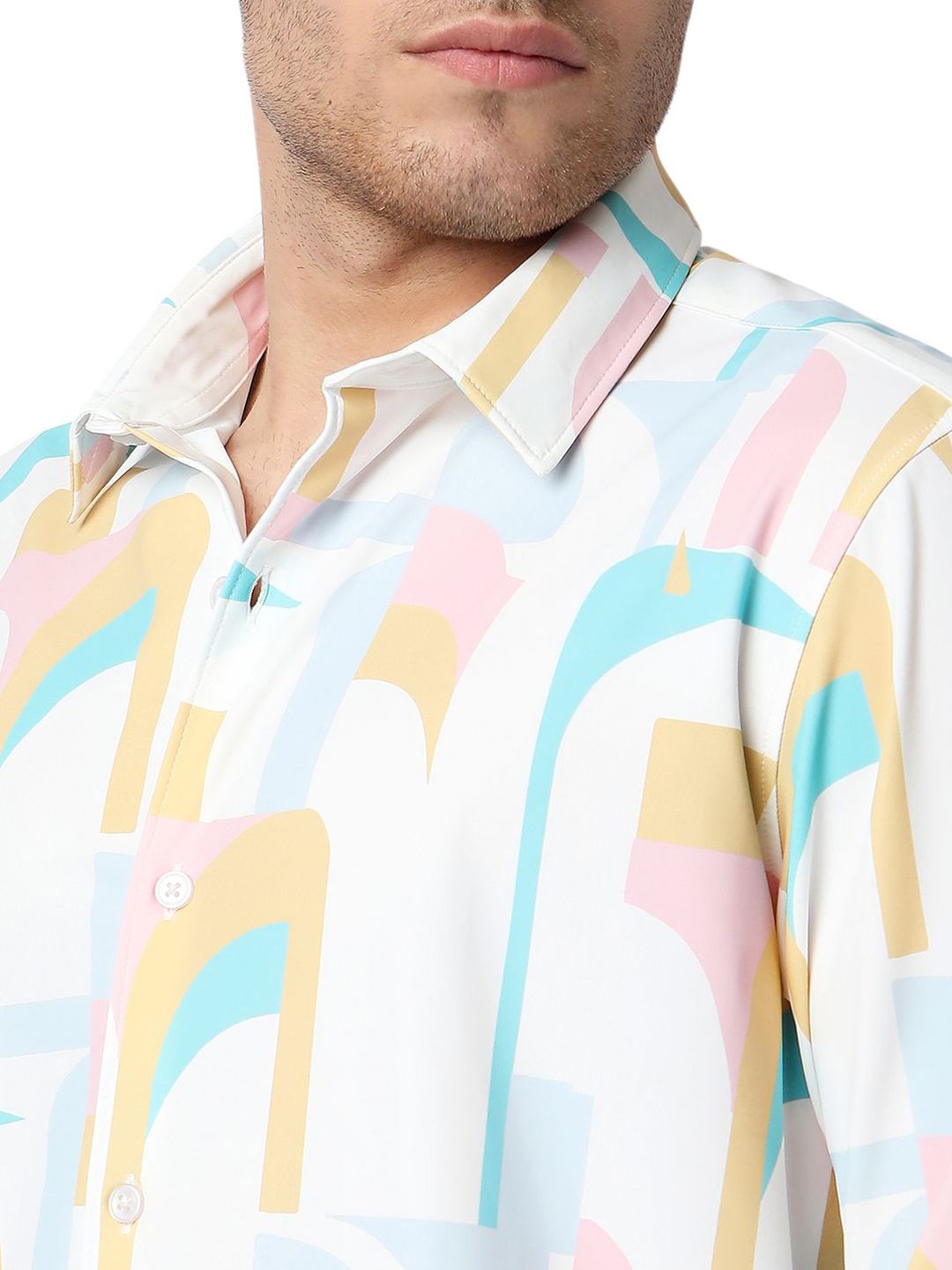 SPYKAR Men Slim Fit Opaque Printed Casual Shirt