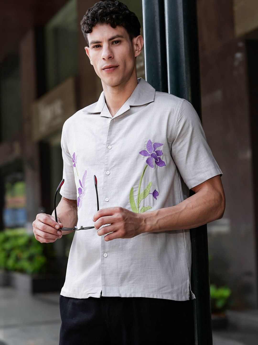 Eszett Men Floral Printed Casual Shirt
